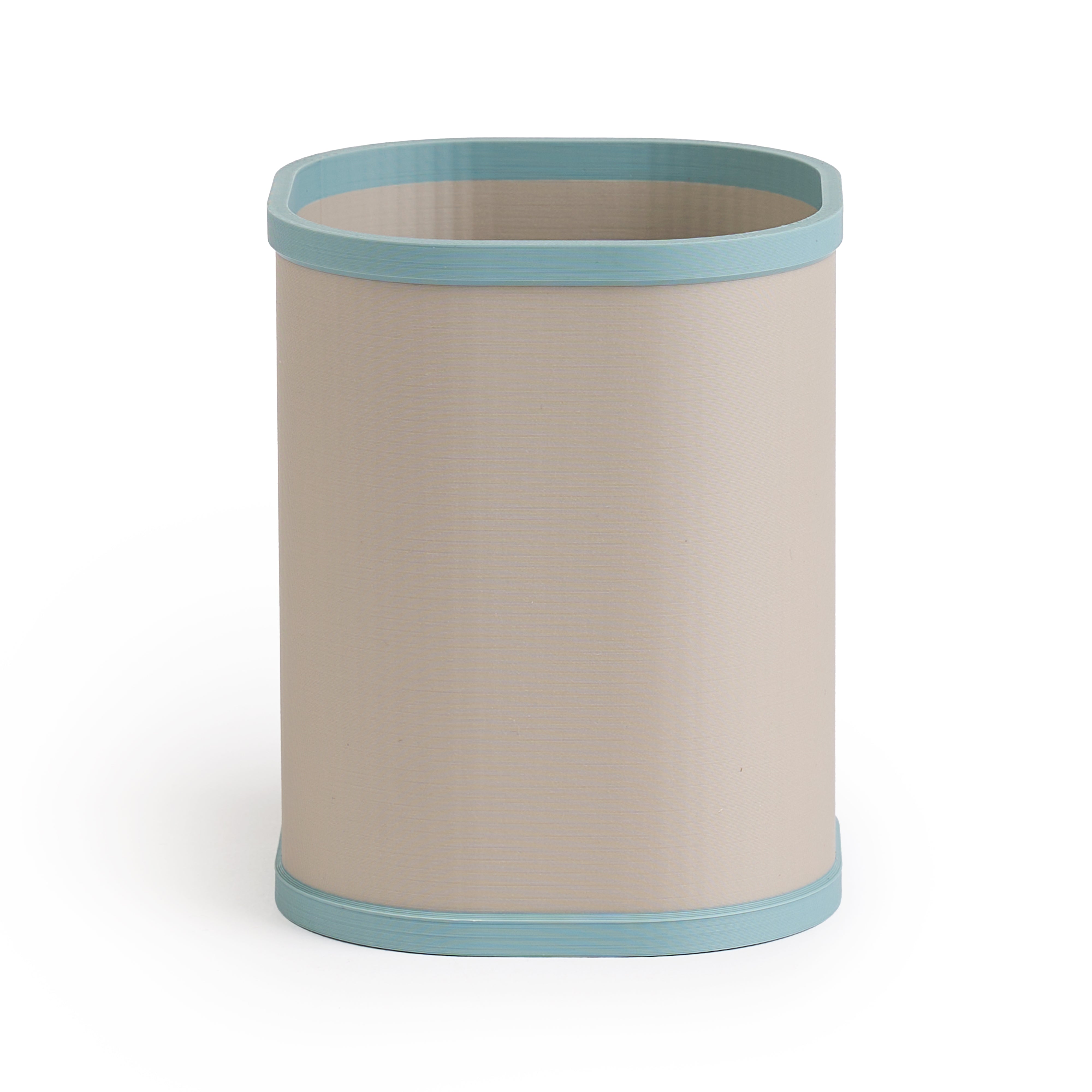 Office Pen Holder - Army Beige & Mint